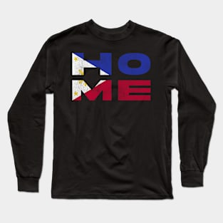 Home Philippines Flag Filipino Long Sleeve T-Shirt